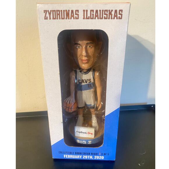 Zydrunas Ilgauskas Cleveland Cavaliers Bobblehead Collectible NBA Cavs 2020 - Picture 4 of 12